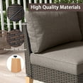 thumbnail image 4 of POCASSY Patio Accent Armless Chair with Cushions, 4 of 6