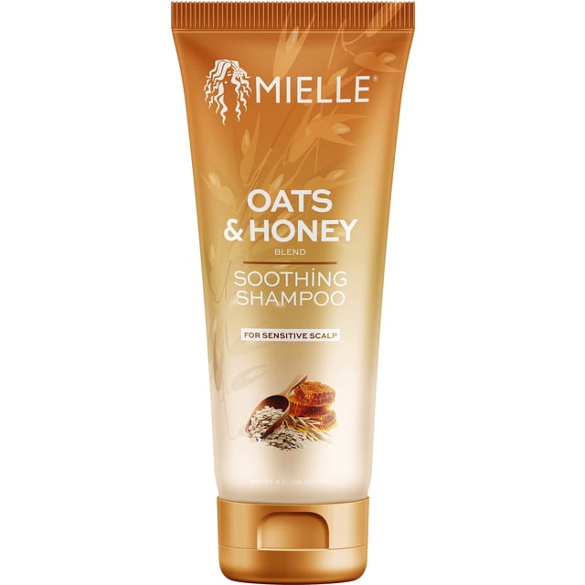 Champú calmante Mielle Organics de avena y miel 355 ml