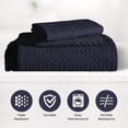 thumbnail image 4 of Superior 3 Piece Remi Cotton Blend Bedspread Set, Blue, King, 4 of 10