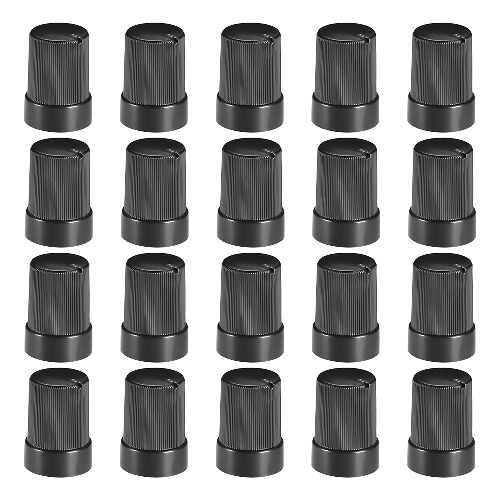 Unique Bargains 6mm Shaft Hole Knob for Speaker Effect Pedal Amplifier Potentiometer Knob 10x14mm 20 Pcs