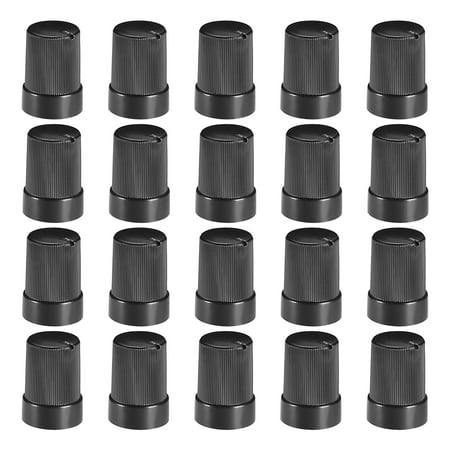 Unique Bargains 6mm Shaft Hole Knob for Speaker Effect Pedal Amplifier Potentiometer Knob 10x14mm 20 Pcs