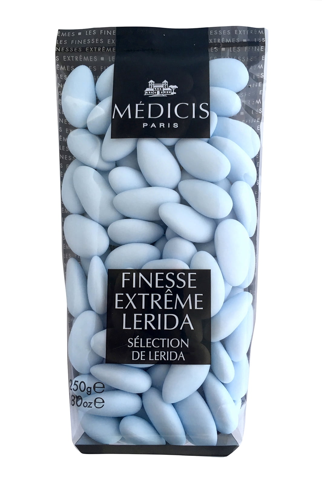 Medicis Dragees Blue French Jordan Almonds 2 bags 2x8.8oz