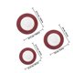 thumbnail image 2 of OUNONA 3Ud Silicona Reutilizable Roja Para Cubrir Platos Ollas Y Recipientes De Cocina, 2 of 8