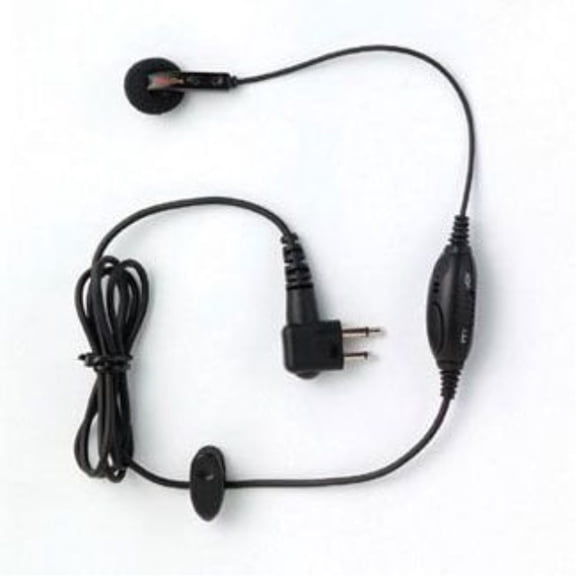 motorola original (oem) pmln4442 mag one earbud with in-line microphone and ptt / vox switch - compatible w/ bpr40, cp125, cp150, cp185, cp200, pr400