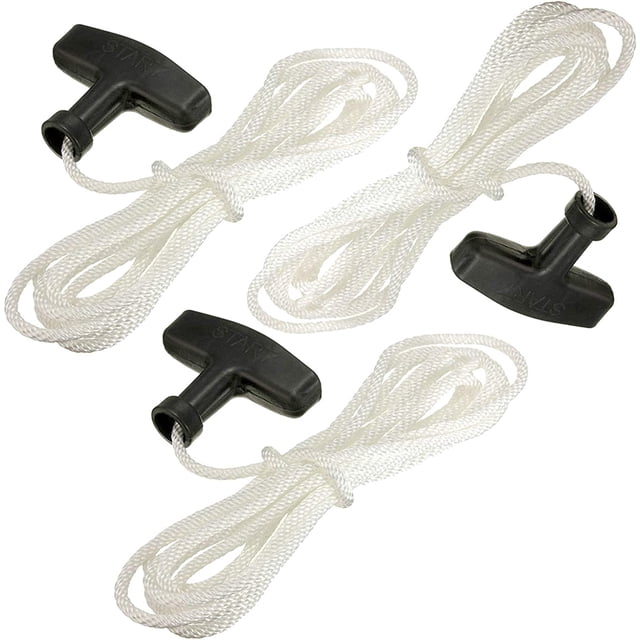 Cuerda de arranque para cortacésped Cuerda de arranque de césped Retroceso para cortadora de césped Motosierra de césped, cortadora de hilo, amoladora de bordes, desbrozadora, piezas de moto JFHHH pequeña