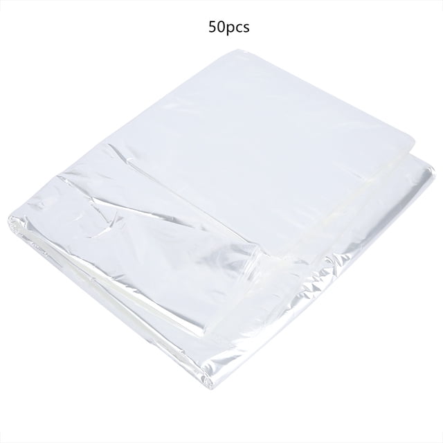 Almacenamiento a prueba de polvo NikouMX 50 fundas desechables transparentes para ropa