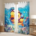thumbnail image 2 of Erosebridal Cartoon Duck Curtains for Living Room (38Wx45L),Marine Ocean 30%-50% Blackout Curtains Set of 2 (38x45),Nautical Anchor Curtains and Drapes,Teenager Bedroom Decor, 2 of 6