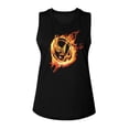 thumbnail image 1 of Hunger Games Pin Black Women's Muscle Tank T-Shirt M, 1 of 2