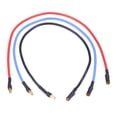 thumbnail image 2 of Cable De Extensión RC De 3 Piezas, Juego De Cables De Extensión De Motor ESC De Silicona De 30 Cm 16 AWG Con Conectores Banana De 3,5 Mm Para Conexión De Motor, 2 of 8