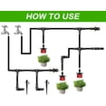 thumbnail image 3 of ORUYROP 50 Pieces 1/4" Drip Tubing Fittings End Plug, 1/4 Inch Drip Irrigation Barbed End Closure for Home Garden Sprinkler Systems, 3 of 7