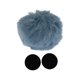 thumbnail image 1 of Accesorios para Casco de Motocicleta Decoración Cola Redonda para Cascos de Motocicleta Bicicleta Esquí Pegatinas de Peluche Gris 1 Juego, 1 of 6