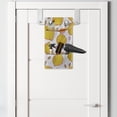thumbnail image 2 of Lemons Hanging Pocket Organizer, Energetic Vibrant Colors Summer Citrus Fruits Blossom Print, Printed Polyester Storage Bag with Pockets, 9" x 16", Earth Yellow Lime Green, 2 of 2