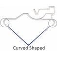 thumbnail image 3 of 10pcs Valance Clips 2.5inch Arc-Shaped for Blinds Components Accessory Dirsty Cover Holder Clips, 3 of 4