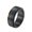 Black, variant on Rotatable Rainbow Rings for Men Women Band Pride LGBTQ Enamel Colorful Stainless Steel Couple Dainty Statement Personalized Gift Jewelry Silver 12