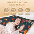 thumbnail image 3 of Naloa Autumn with Pumpkins Super Soft 20x60 Body Pillow Case,Long Side Hidden Zipper（PILLOWS ARE NOT INCLUDED）, 3 of 6