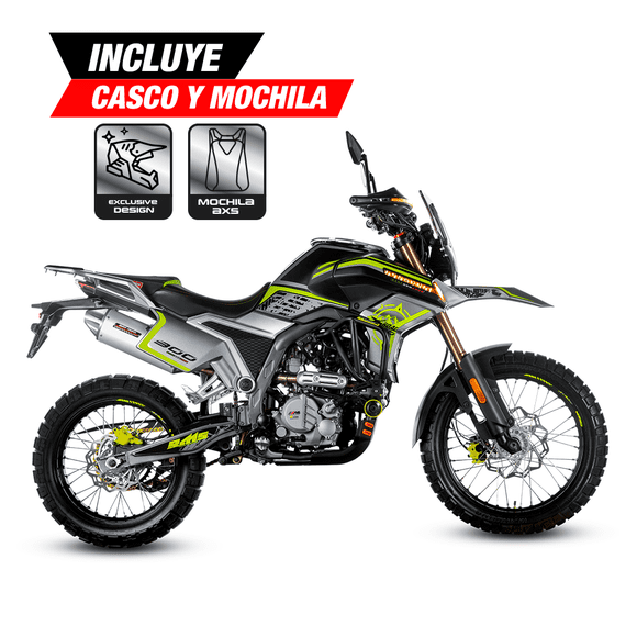 Motocicleta Doble Propósito MB Motos Xroad 300cc Amarillo 2026