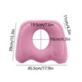 thumbnail image 3 of WNEXOPE Donut Pillow for Tailbone Pain, Hemorrhoid Pillows for Sitting After Surgery, Memory Foam Coccyx Cushion for Postpartum Pregnancy, 3 of 7