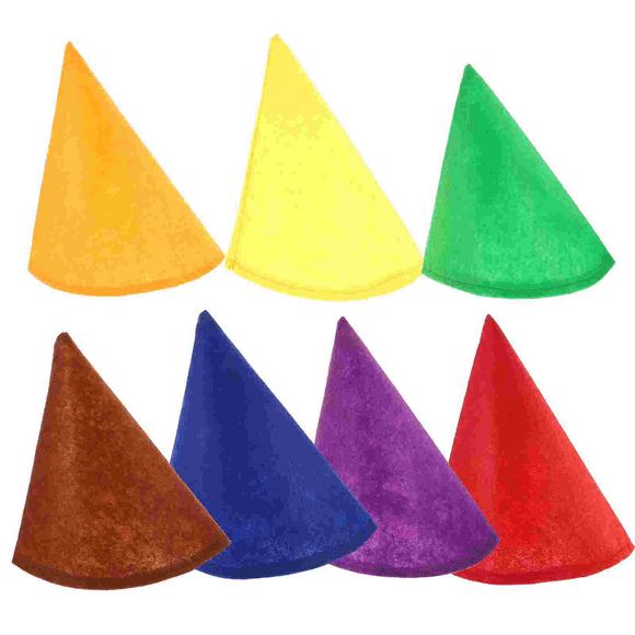 Gnome Cap Party Hat Halloween Cosplay Props Dwarf Costume Accessory Headgear Felt Cloth Man Wangyu