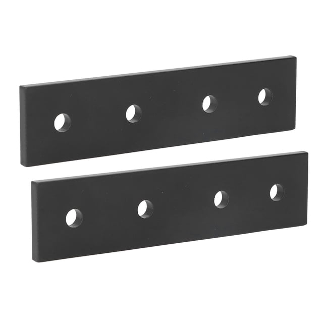 2 Piezas Placa de Conexión de 4 Orificios Soportes Rectos Planos Placas de Conexión