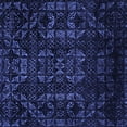 thumbnail image 1 of Ahgly Company Indoor Square Abstract Blue Modern Area Rugs, 8' Square, 1 of 4