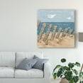 thumbnail image 3 of Trademark Fine Art 'Beach Scene Triptych II' Canvas Art by Jade Reynolds, 3 of 4