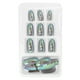 thumbnail image 1 of Uñas postizas, 24 piezas de uñas postizas de moda, uñas postizas de cubierta completa, uñas postizas de ataúd, resultados impresionantes, 1 of 8