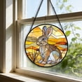 thumbnail image 5 of TIELUTT Stained Glass Window Hanging with Suction Cups for Home and Garden Ornament Statue for Trees Beads Chain Hanging Fall Decorations Clear String with Hooks, 5 of 5