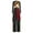 Burgundy&Black, variant on Xnihocha Women's Liturgical Praise Dance Outfit Long Sleeve Irregular Maxi Tunic Dress with Pants White S