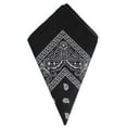thumbnail image 4 of 2xUnisex Algodón Paisley Bandana Vaquero Pañuelo en La Cabeza Diadema Envoltura para La Cabeza Negro 4 piezas, 4 of 8
