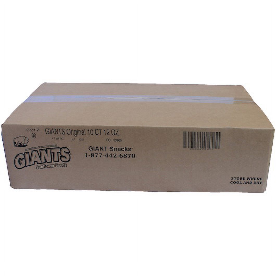 (Price/Case)Giant Snack Inc Giants Original Seed Stand Up, 12 Ounces, 10 per case