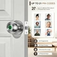 thumbnail image 2 of Cikuci Smart Door Lock, Fingerprint Door Lock Knob with App Control, Suitable for Home, Cloakroom, Offices, Hotels (K10), 2 of 8