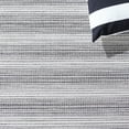 thumbnail image 4 of SAFAVIEH Hampton Duana Striped Indoor/Outdoor Area Rug, Black/Ivory, 5'1" x 7'6", 4 of 9