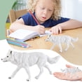 thumbnail image 1 of LLQkigsxse 7-tlg. Animal World Wolf Model Wolf Static Hand Made Ornament Set Model 1PC, 1 of 6