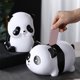thumbnail image 4 of Alcancía con forma de panda, adorable decoración de mesa, alcancía con forma de dibujos animados para ahorrar dinero, alcancía para niños, regalo de L, 4 of 7