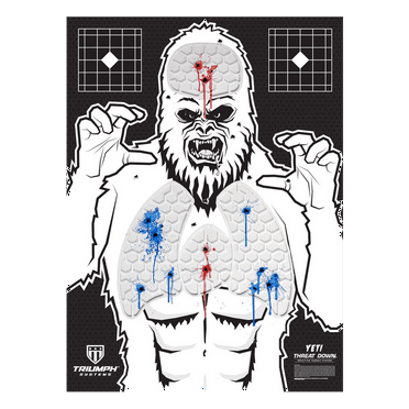 Triumph Systems Threat Down Yeti Reactive Splatter Range Target, 12 Count