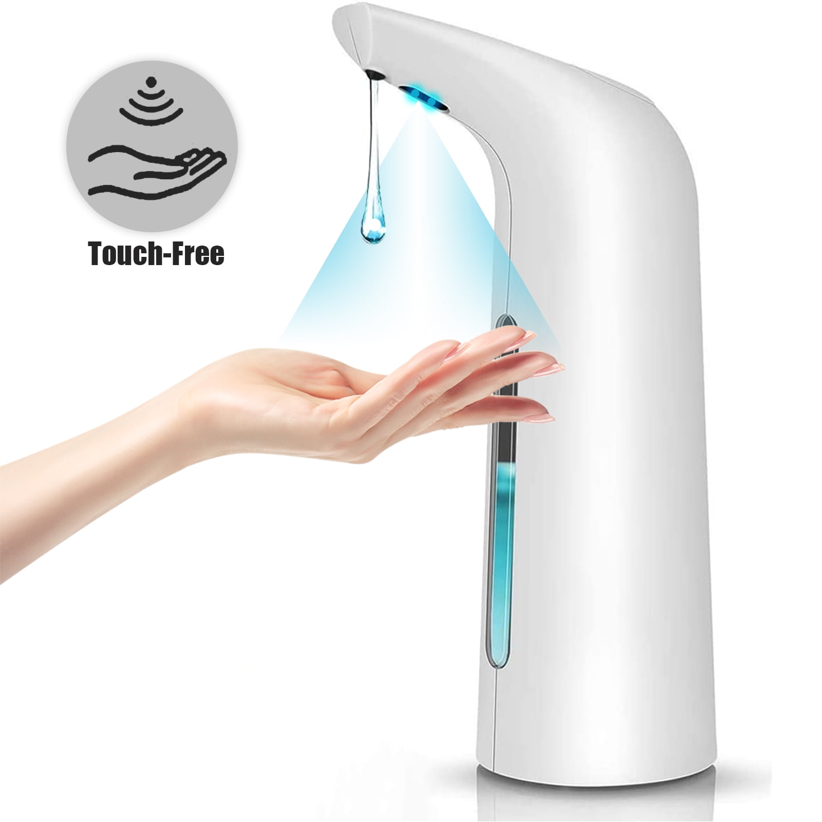Automatic Soap Dispenser Touchless, 400ml Waterproof Auto Liquid Soap