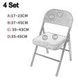 thumbnail image 2 of Fundas para sillas plegables con asiento dividido (4 unidades) para fiestas, bodas y hogar., 2 of 5