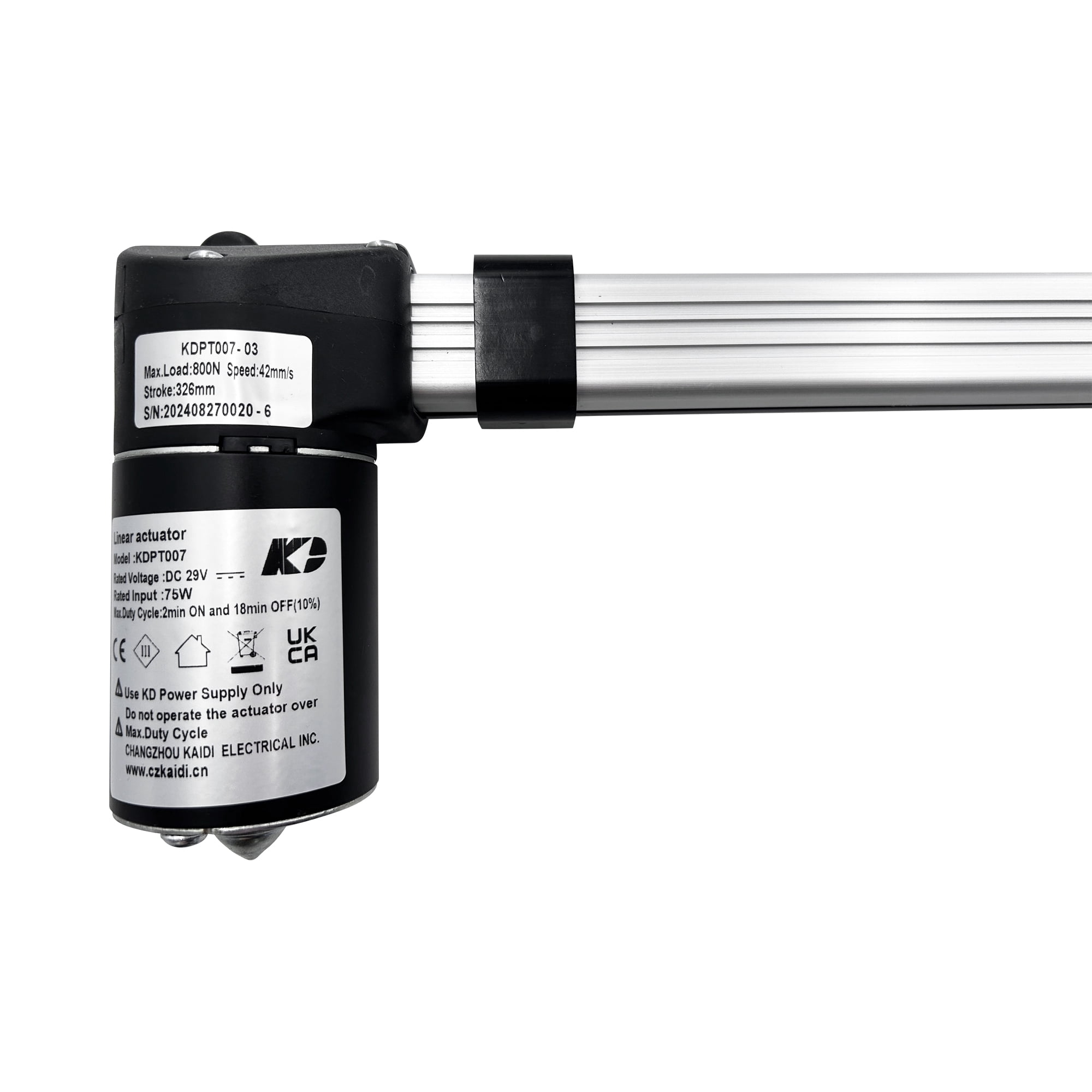 Kaidi Linear Actuator Model KDPT007-03 Power Recliner Lift Chairs Motor Replacement