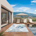 thumbnail image 2 of Coastal Octopus Outdoor Rug 5x8 Ft, Non Slip Washable Area Rug, Ocean Nautical Seashells Coral Conch Patio Rugs Carpet Runner, Large Floor Mat for Indoor/Outdoor Deck Porch Camping, 2 of 8