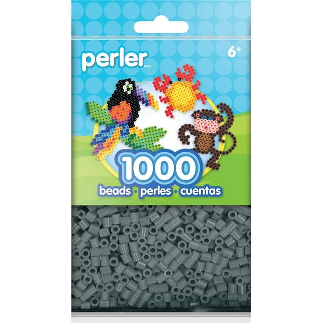 Perler Beads 1,000/Pkg-Charcoal 