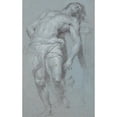 thumbnail image 3 of Heinrich Dittmers 13x18 Black Modern Framed Museum Art Print Titled - Laid -Back, Standing Male Model Linked to an Altar (1625 - 1677), 3 of 5