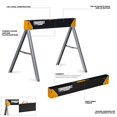 thumbnail image 2 of ToughBuilt Table Pliante pour Scie/chantier - Robuste, Durable, Légère, Ultra Robuste, Acier de Haute Qualité 100 %, Capacité de 1100 Lb,, 2 of 5