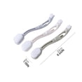 thumbnail image 3 of Oleegame 2PC Cleaning Brush Multifunctional Double Ended Shoes Brush With Comfortable Handle Deep Clean Effective Cleaning Brush Scrubber Cleaning Tool For Shoes Grout Tile Floor Sink Light Beige, 3 of 9