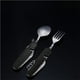 thumbnail image 2 of Viaje Para Acampar Al Aire Libre, Cuchara Plegable, Tenedor, Juego De Cuchillos, Senderismo, Acero Inoxidable, Herramienta Multibolsillo, Utensilios De Cocina Para Picnic Vogacara OD009527-02, 2 of 7