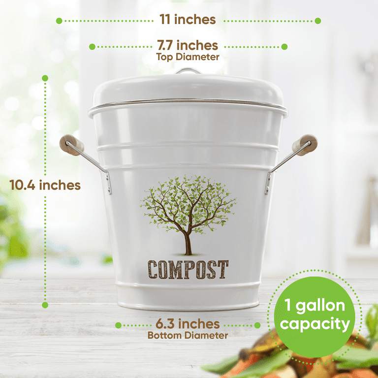 Compost Bin Kitchen Counter Compost Bin For Kitchen Countertop