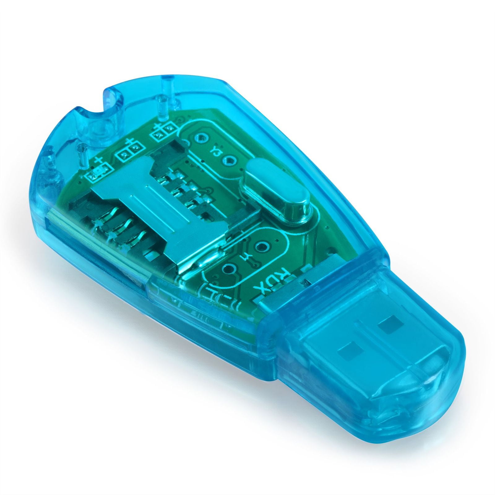 Insten SIM Card Reader, Blue - Walmart.com