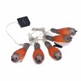thumbnail image 1 of Lámpara de cadena de acrílico impermeable para decoración de jardín, iluminación de patio exterior, ambiente festivo, 5 luces LED solares con forma de pájaro, 1 of 8