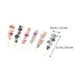 thumbnail image 2 of 6pcs Bobby Pin Rhinestones Flower Hair Pin Vintage Barrettes Hair Accessories, 2 of 8