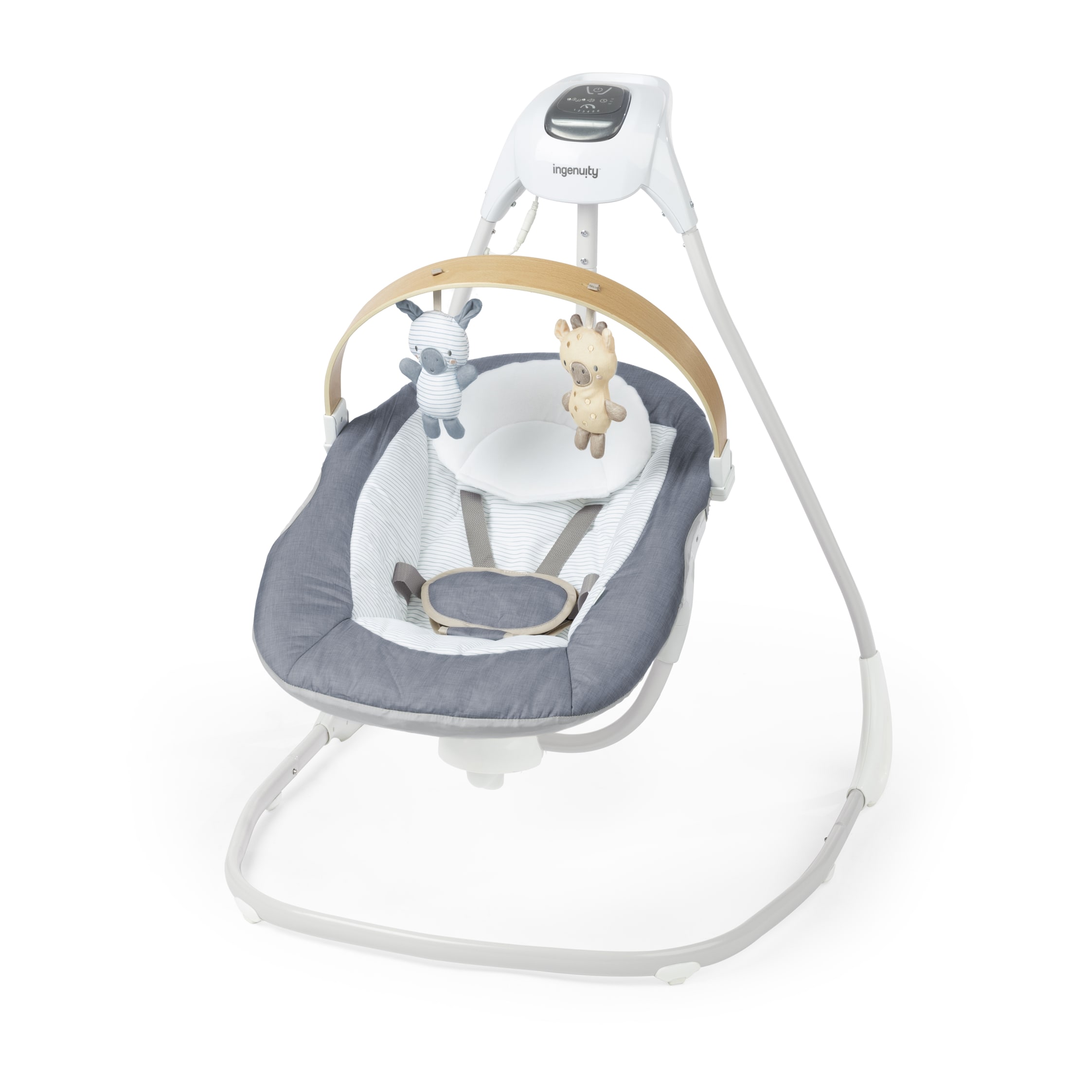 Ingenuity SimpleComfort Compact Soothing Swing, Blue photo 1