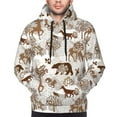 thumbnail image 4 of Hoodies for Men - leaf Moose fox owls tree Long Sleeve Comfrt Men'S Fashion Hoodies & Sweatshirts, Sweatshirts for Men Hoodies Pullover Clothing Clothes with Pouch, 4 of 7